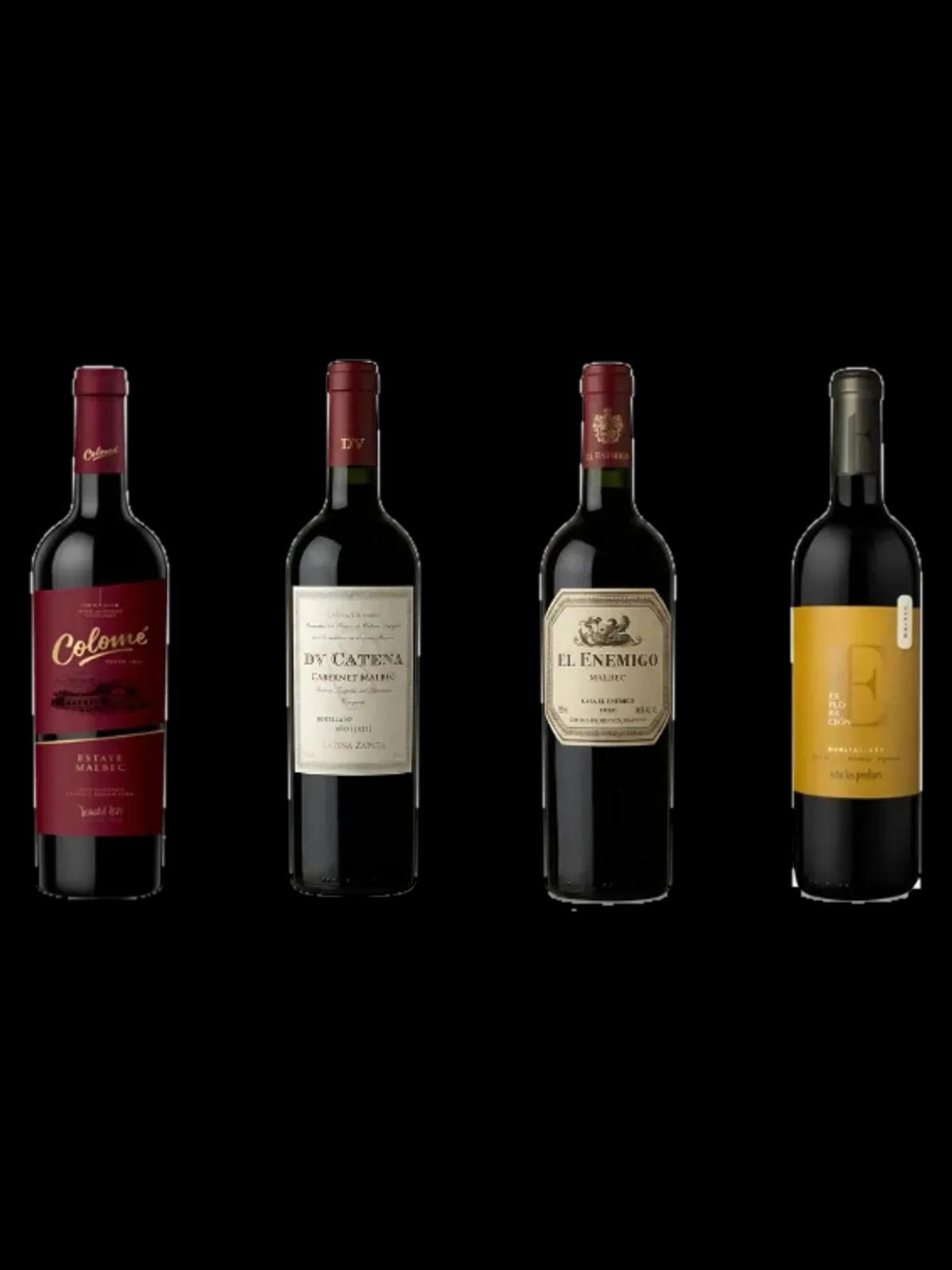 Combo "Menú Degustación Casa Reyes" - 1 DV Catena Cab-Malbec + 1 El Enemigo Malbec + 1 Colomé Estate + 1 Las Perdices Exploración